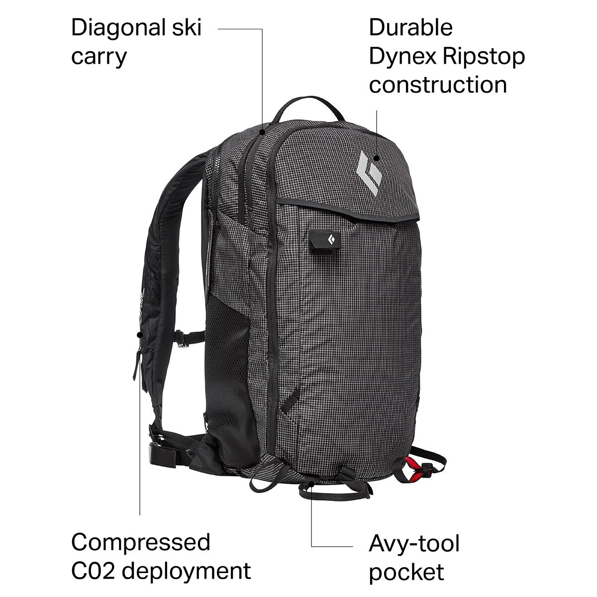 Black Diamond Winter Packs Jetforce UL 26L Backpack 4 Black Diamond Winter Packs Jetforce UL 26L Backpack - Image 2