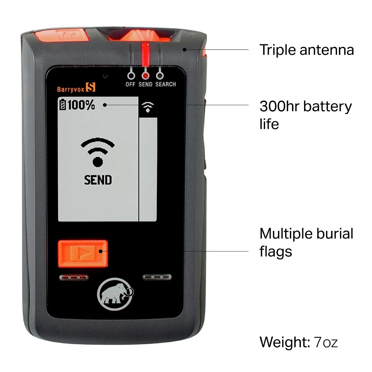 Mammut Avalanche Beacons Barryvox S Beacon 4 Mammut Avalanche Beacons Barryvox S Beacon - Image 2